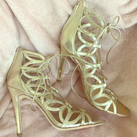 nordstrom gold heels